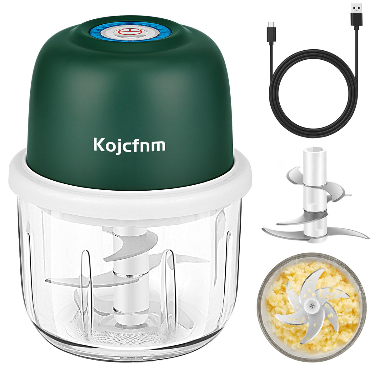 Kojcfnm garlic-chopper for quick garlic prep on the counter.