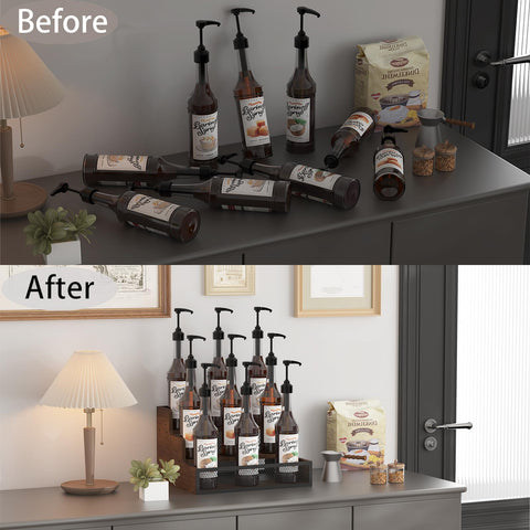 KOKSTOP countertop storage shelf maximizes space in busy spaces