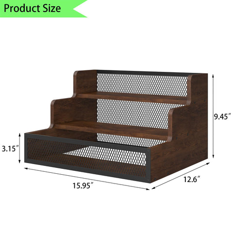 KOKSTOP rustic wooden bottle holder showcases bottles with warm texture
