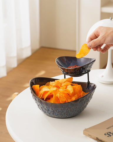 KOKUNKA ideal for fruits, chips, salads, and appetizers on any table setting.