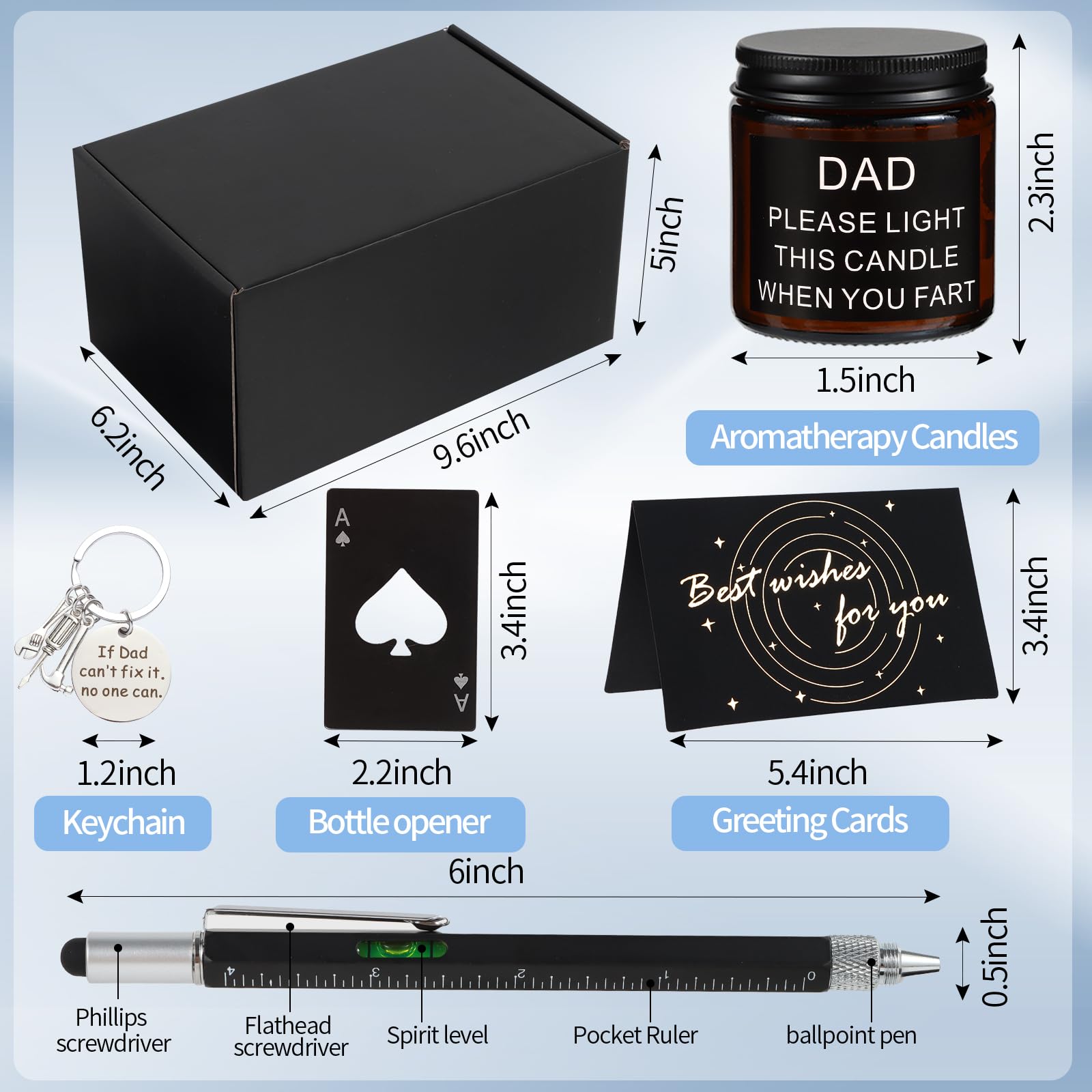 Kolewo4ever dad gift set baseball cap for sun protection and style