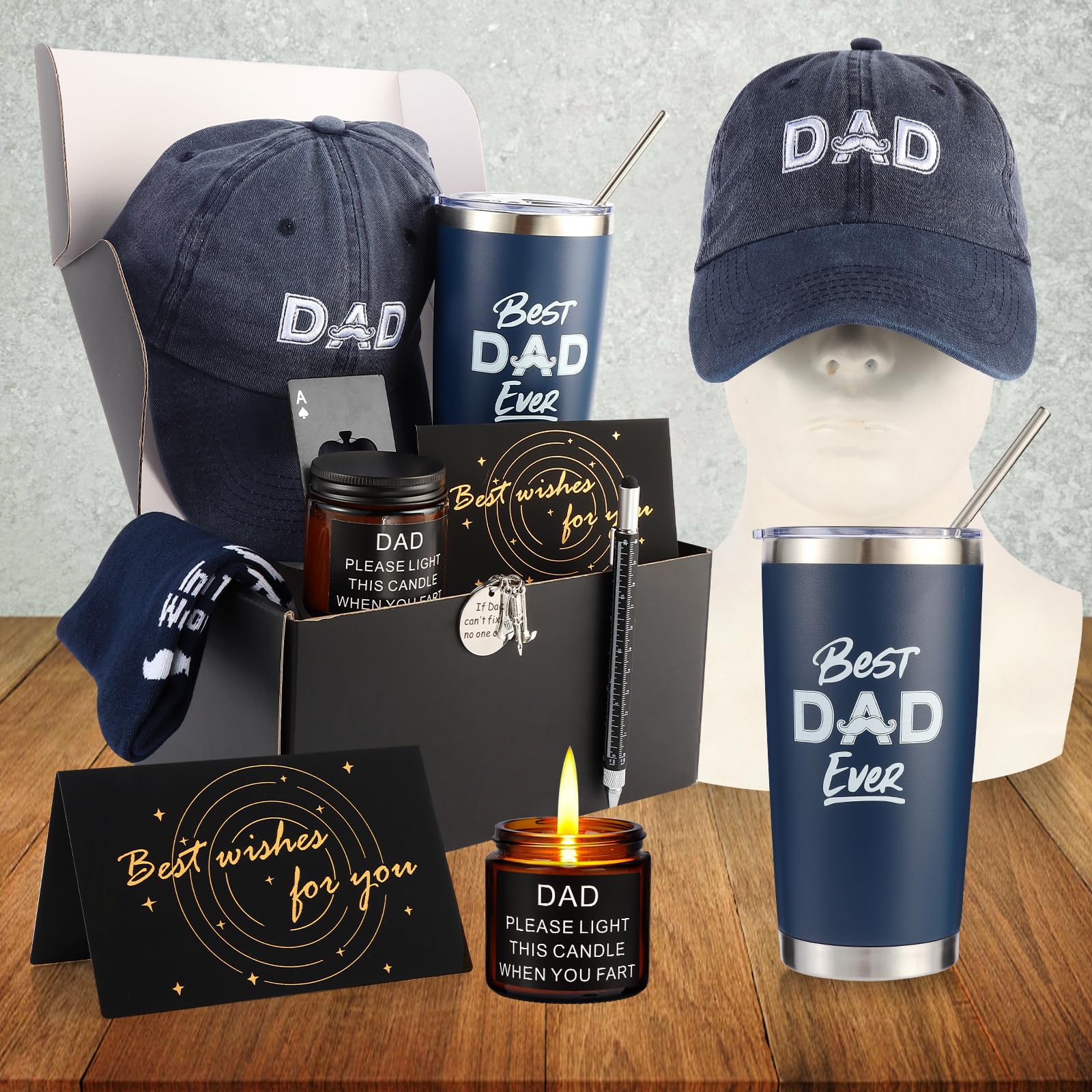 Kolewo4ever dad gift set scented candle creates relaxing evenings