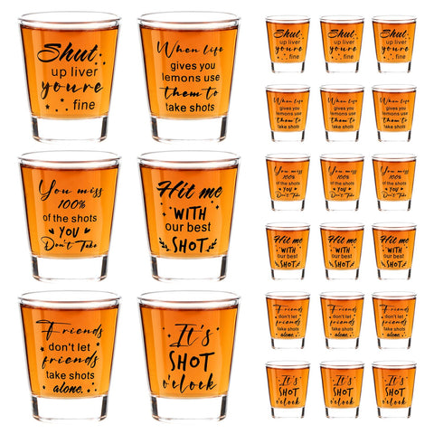 Kolewo4ever funny friends shot glasses in six styles for social gatherings