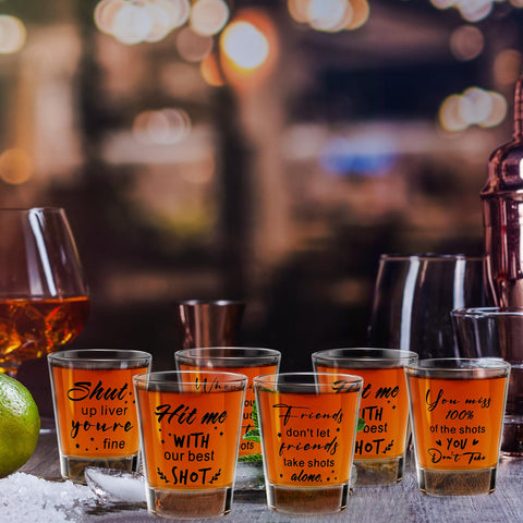 Kolewo4ever party gift shot glasses ideal for friends celebrations