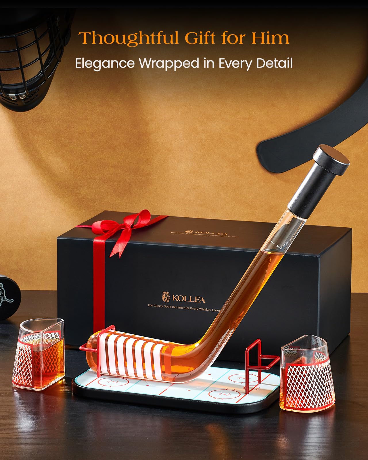 Kollea bar display-ready set stands as a bold centerpiece on any shelf