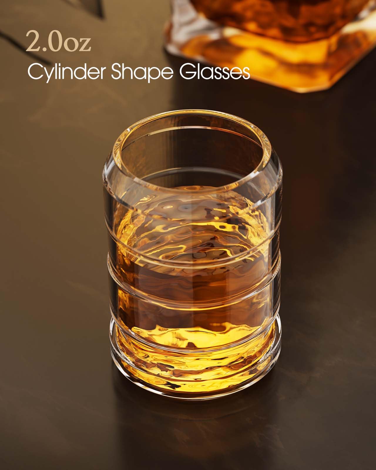 Kollea decanter capacity of 7.77oz for versatile pours