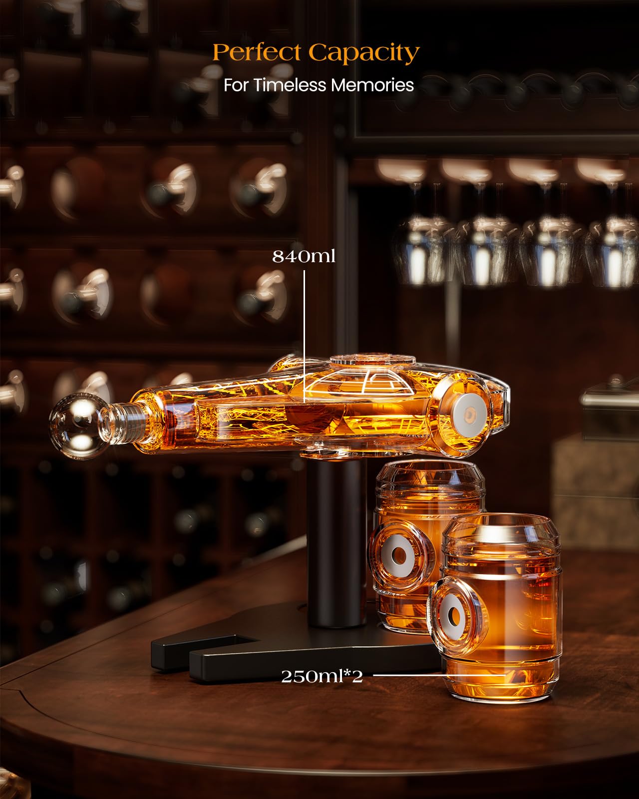 Kollea lead-free glass ensures safe, enjoyable sipping with elegance.