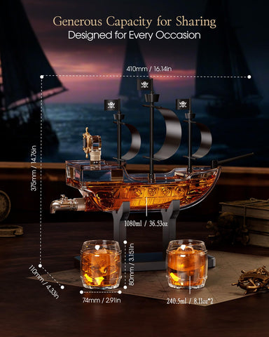 Kollea home bar setup featuring the pirate set for gatherings.