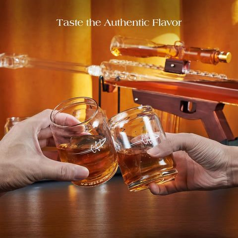 Lead-free Kollea glass decanter preserves clarity and flavor