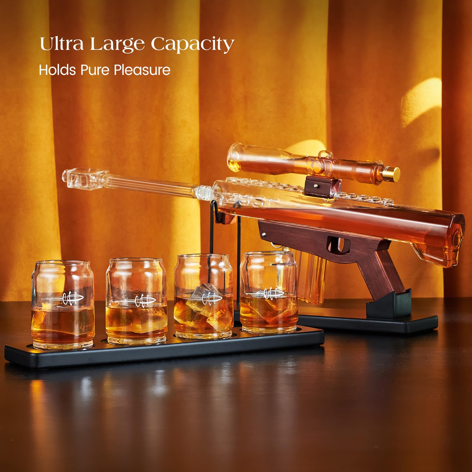 Close-up of the removable telescope component on the Kollea decanter