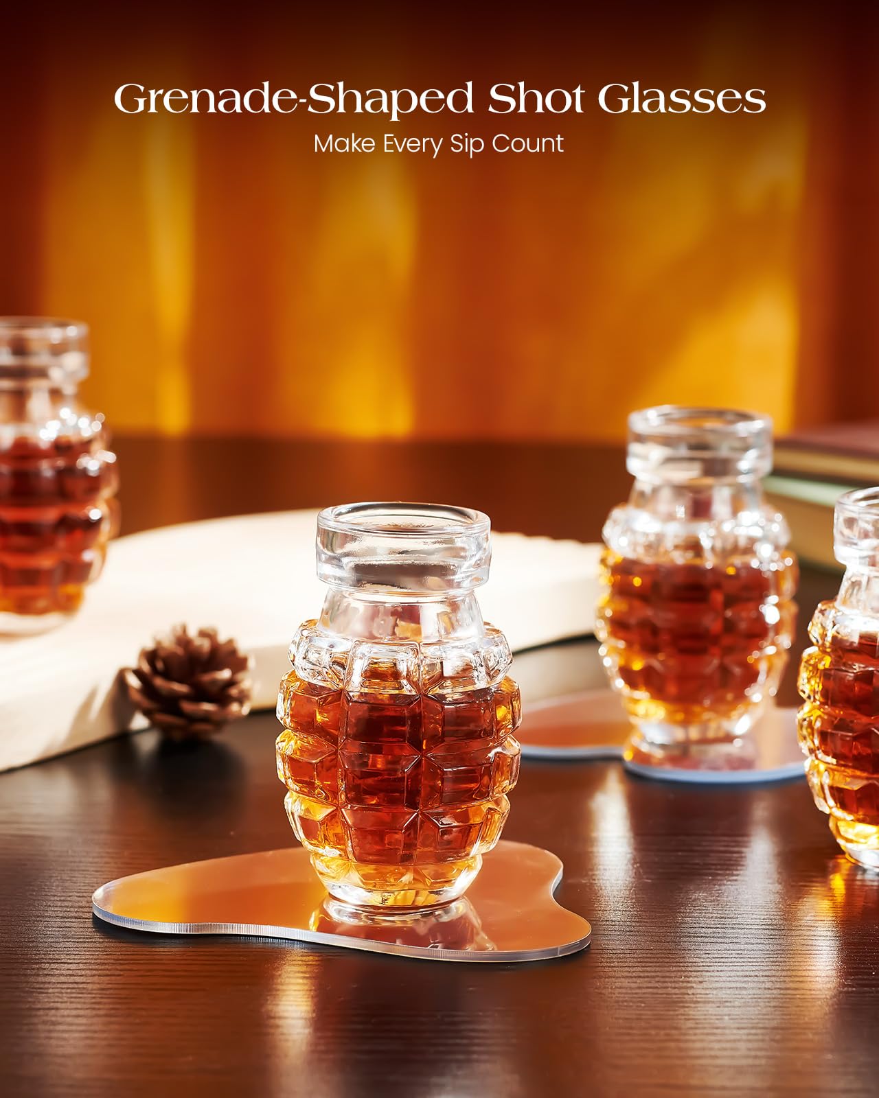 Kollea 110ml capacity glasses ideal for savoring spirits