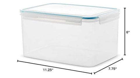4-point locking system seals freshness and protects from moisture.