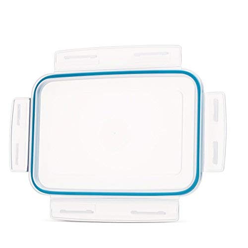 Komax Biokips rice and pasta storage keeps grains dry and organized.