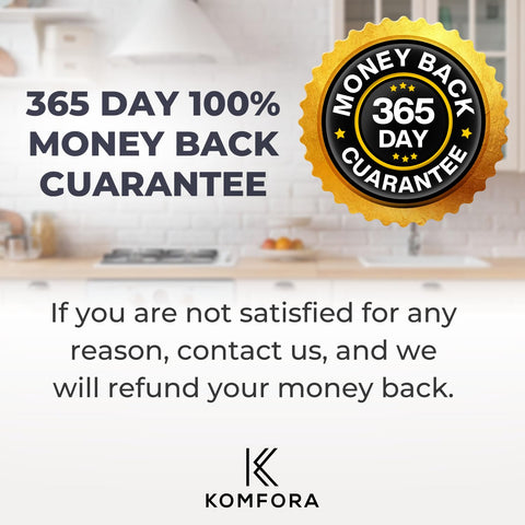 KOMFORA fits cabinets at least 24 x 18.5 x 9 inches.