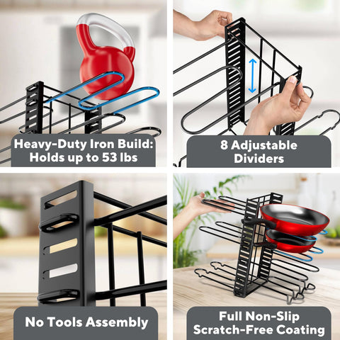 KOMFORA three assembly methods fit cabinet or countertop spaces.