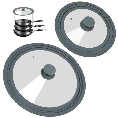 Komokeru universal lid 7-8-9 inch fit provides versatile coverage for mixed-size pots.