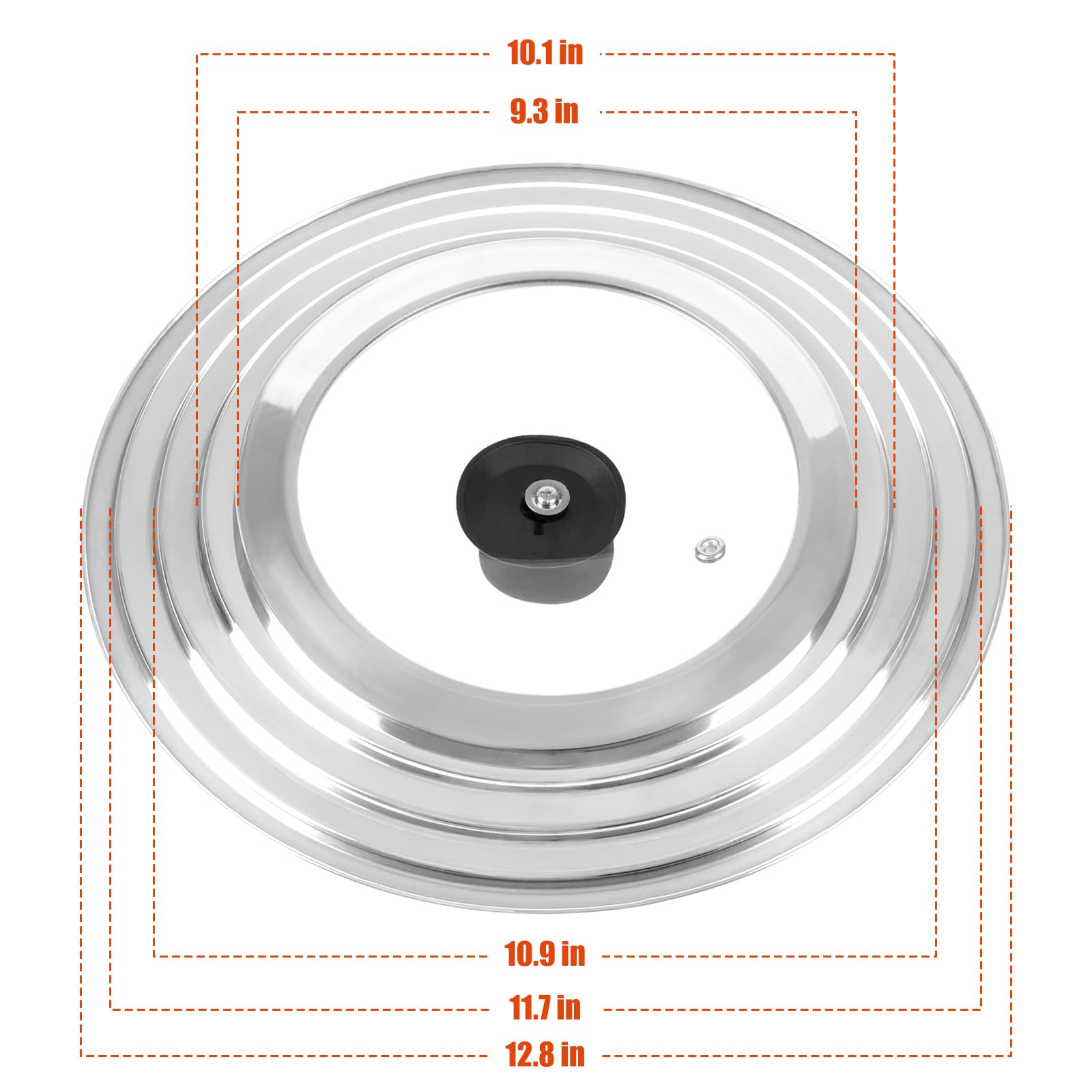 Komokeru lid works with cast iron cookware for versatility