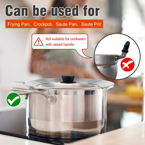 Komokeru universal lid fits multiple diameters for versatile cookware
