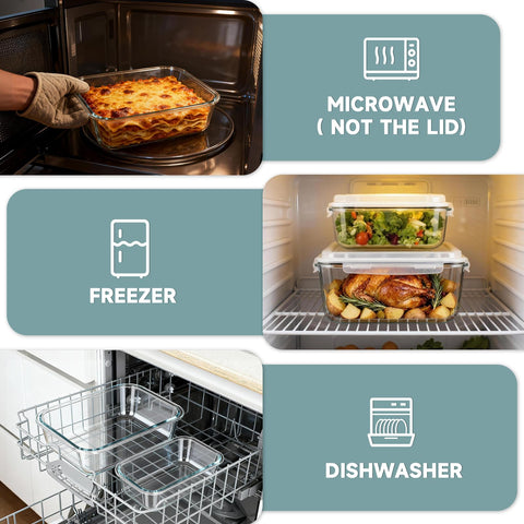 KOMUEE borosilicate glass close-up showing clear contents and durable safety