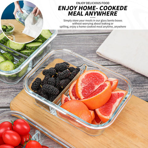 KOMUEE flat lid design allows stacking and compact fridge organization.