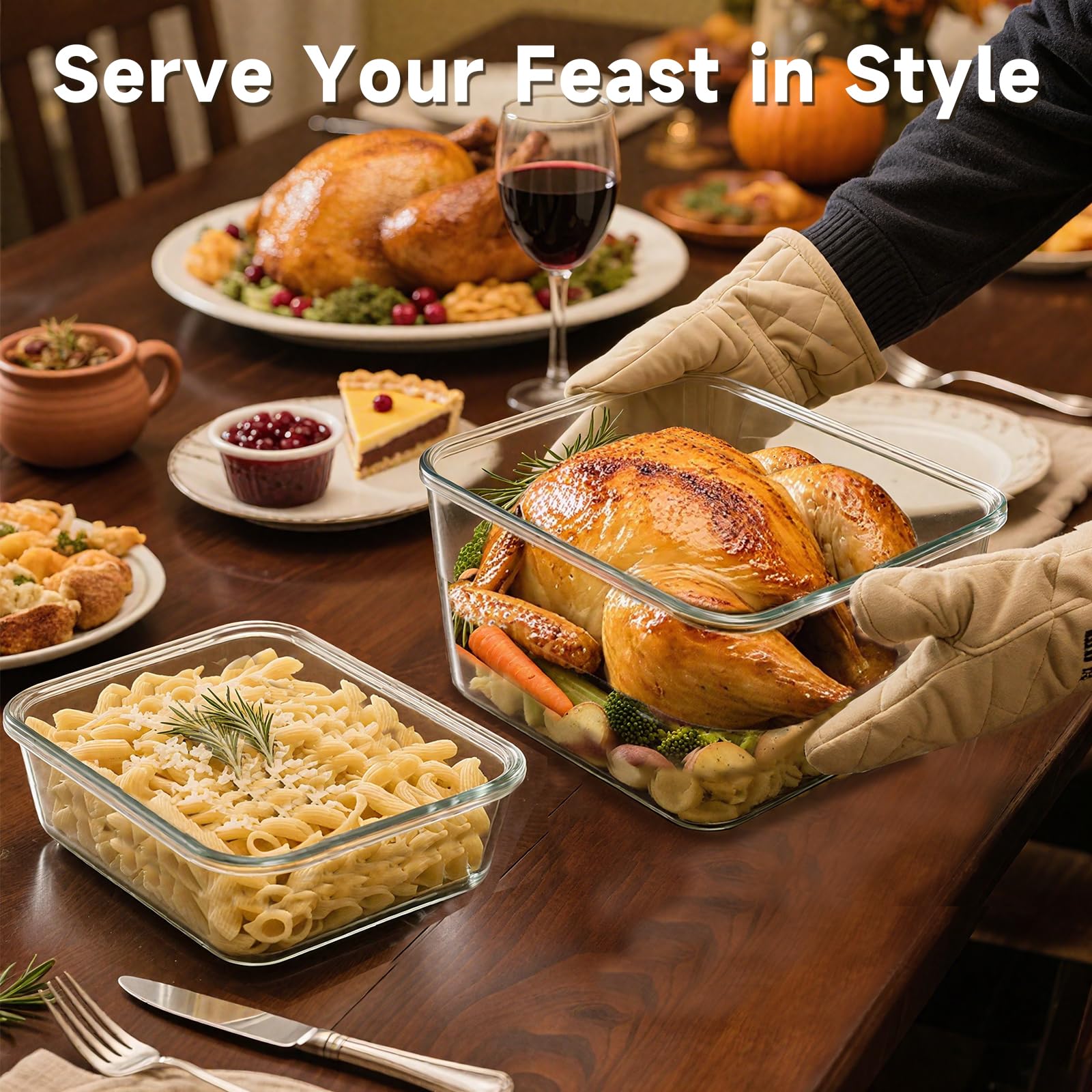 KOMUEE freezer, microwave, and dishwasher safe containers for versatile kitchen use