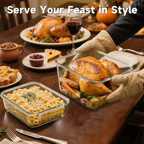 KOMUEE freezer, microwave, and dishwasher safe containers for versatile kitchen use