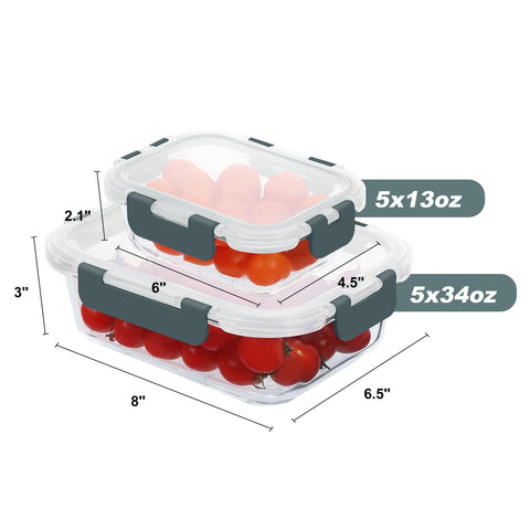 KOMUEE freezer safe containers for long term storage of ingredients
