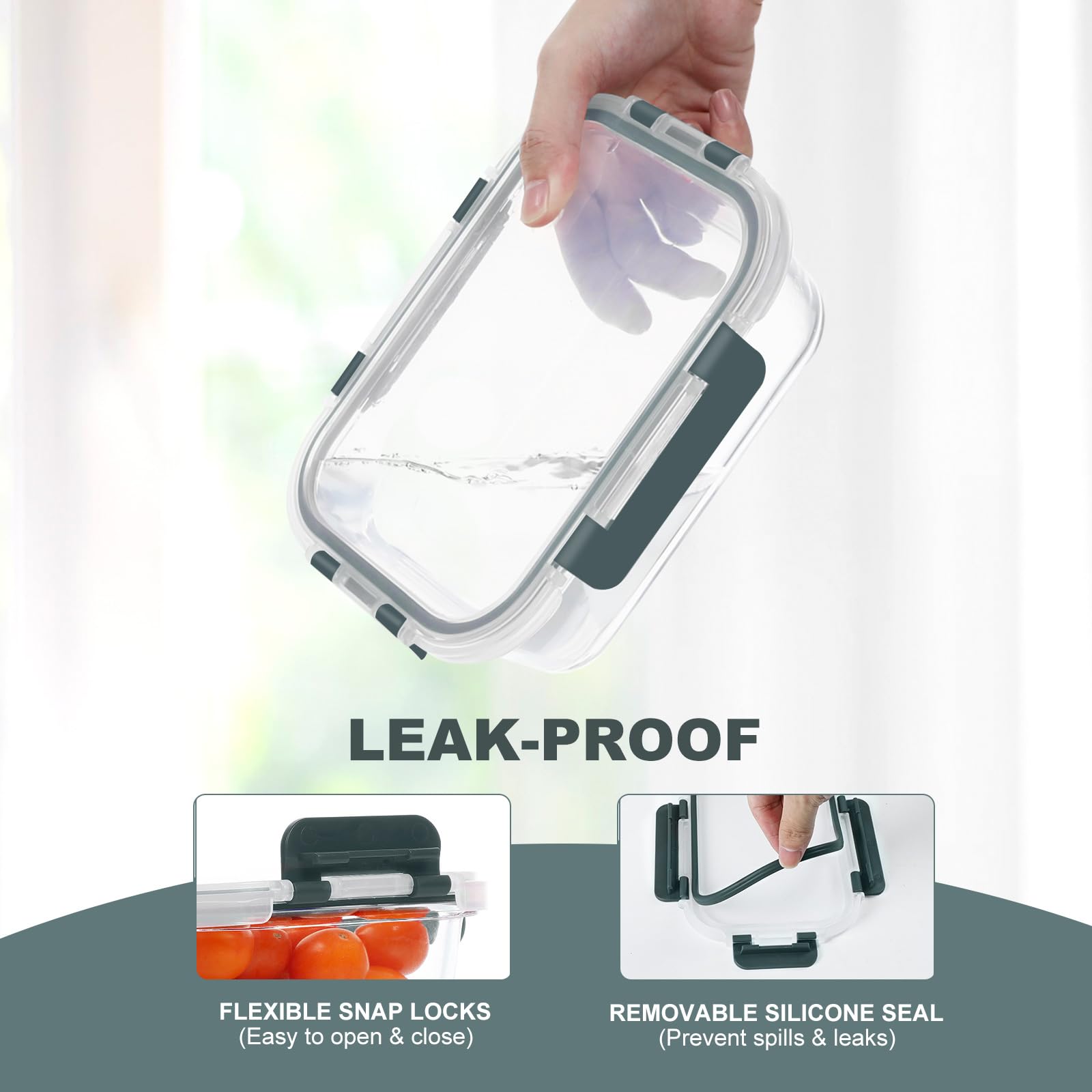 KOMUEE 13oz small container ready for on-the-go lunches