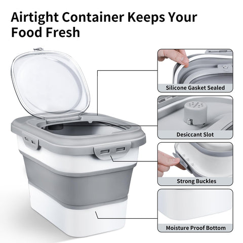 Komzon BPA-free durable PP material designed for safe long-term storage.