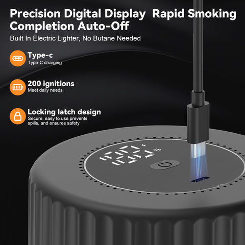Intelligent auto power-off safety feature on Konatly smoker