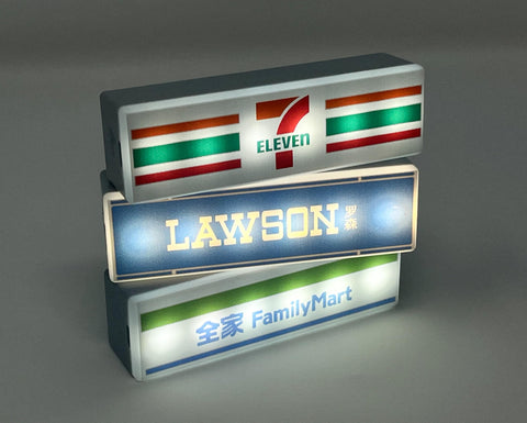 LED illumination detail from the Konbini magnet adds warmth