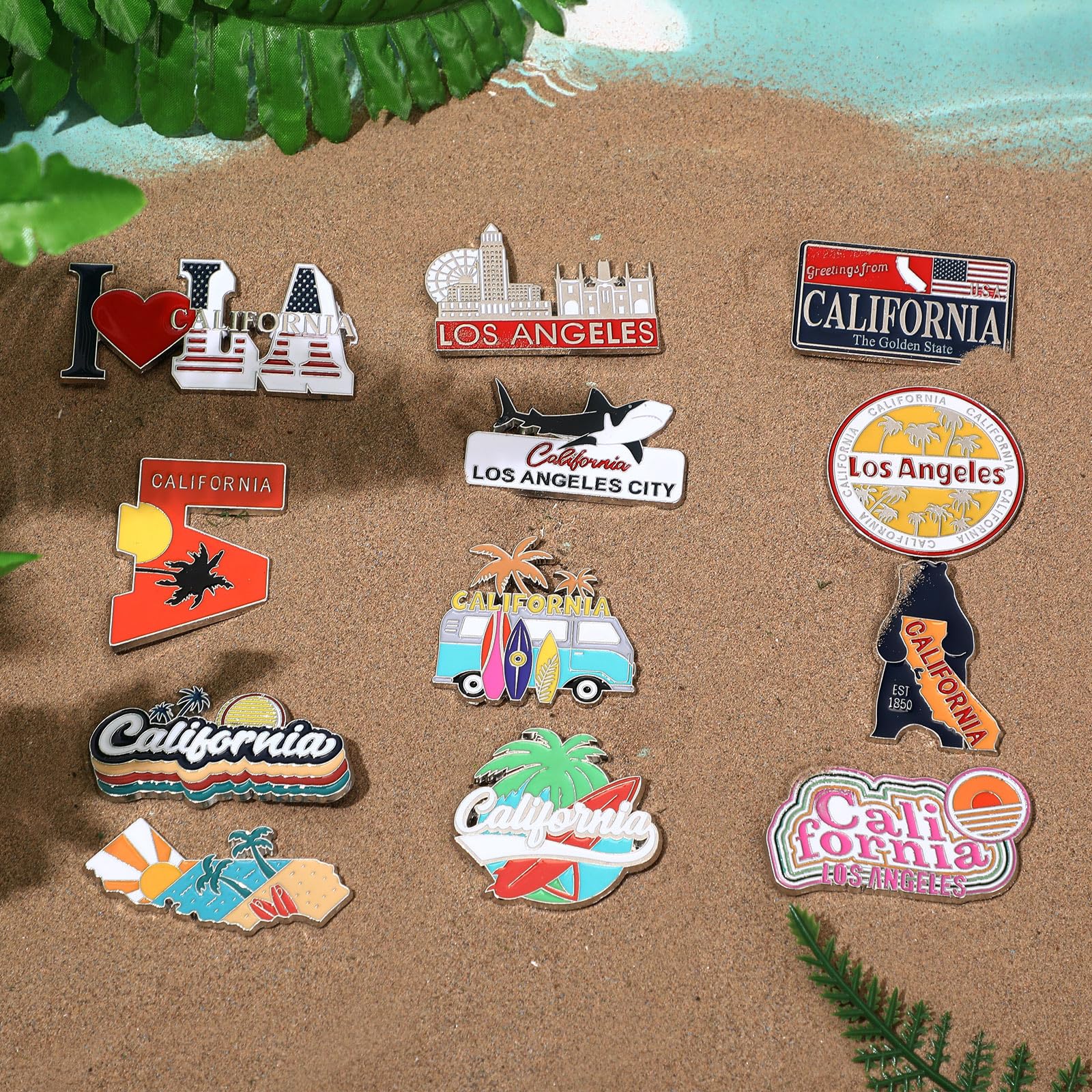 Konohan California map magnet idea for organized fridge and California-themed decor