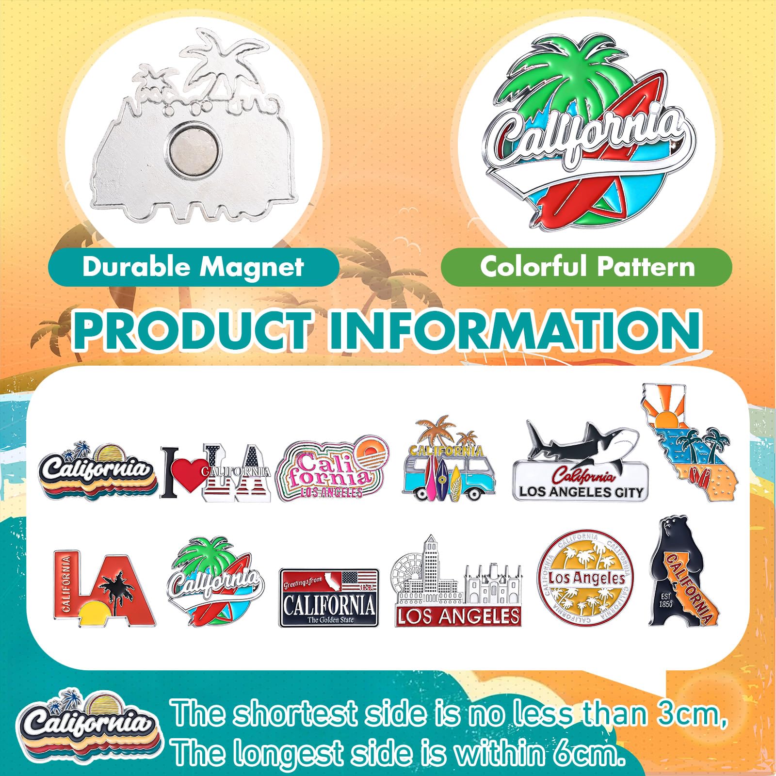 Konohan magnet coconut tree design adds tropical vibe and holds notes securely