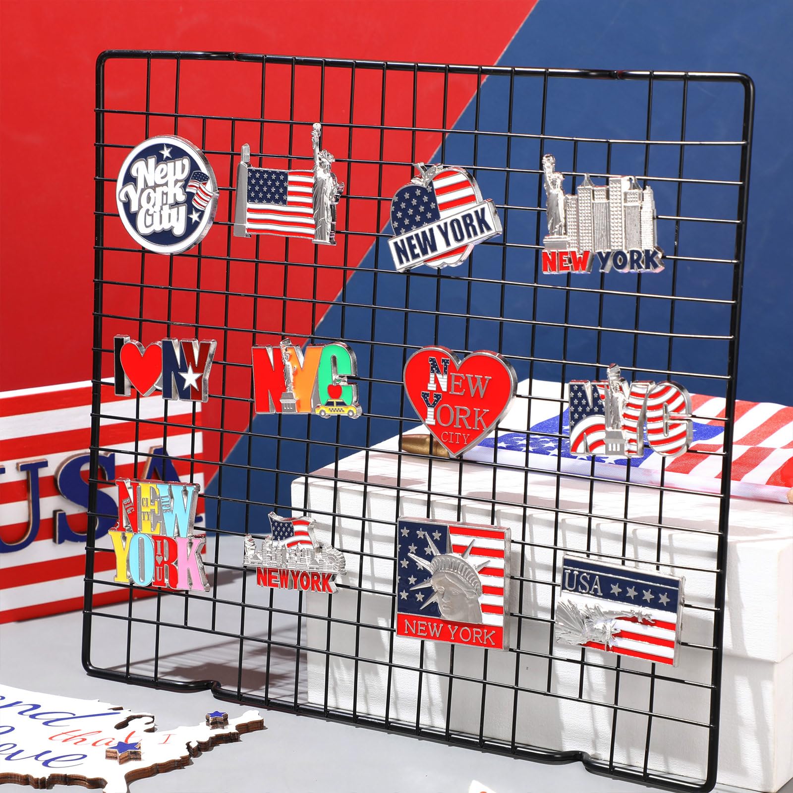 Konohan NYC skyline magnet brings urban vibe and practical reminders to your kitchen