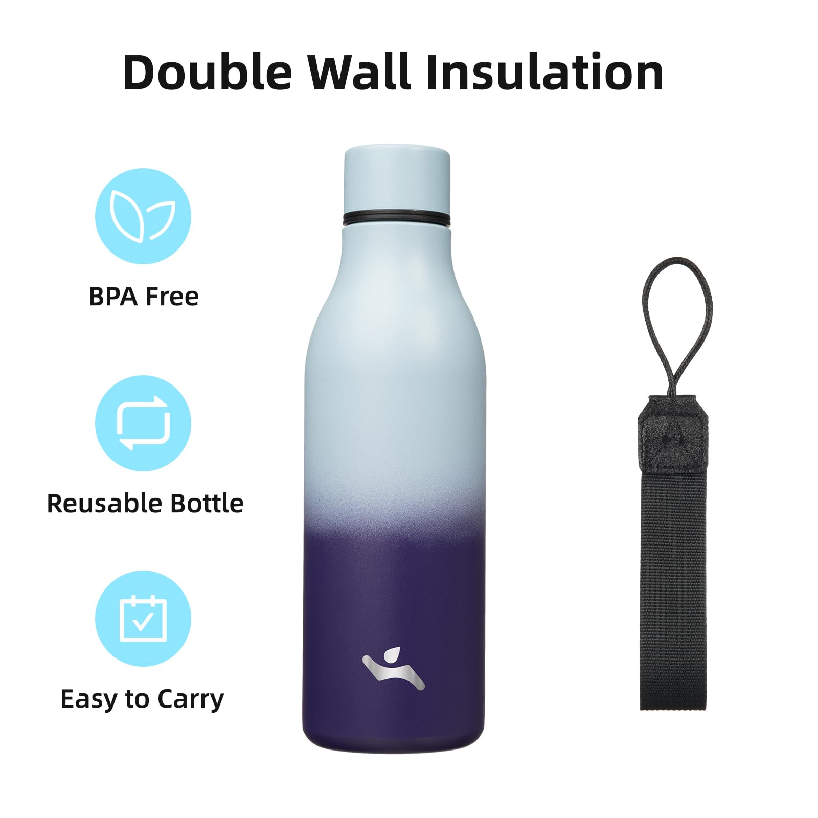 Konokyo Ocean Dream bottle cap close-up emphasizing leak-proof seal.