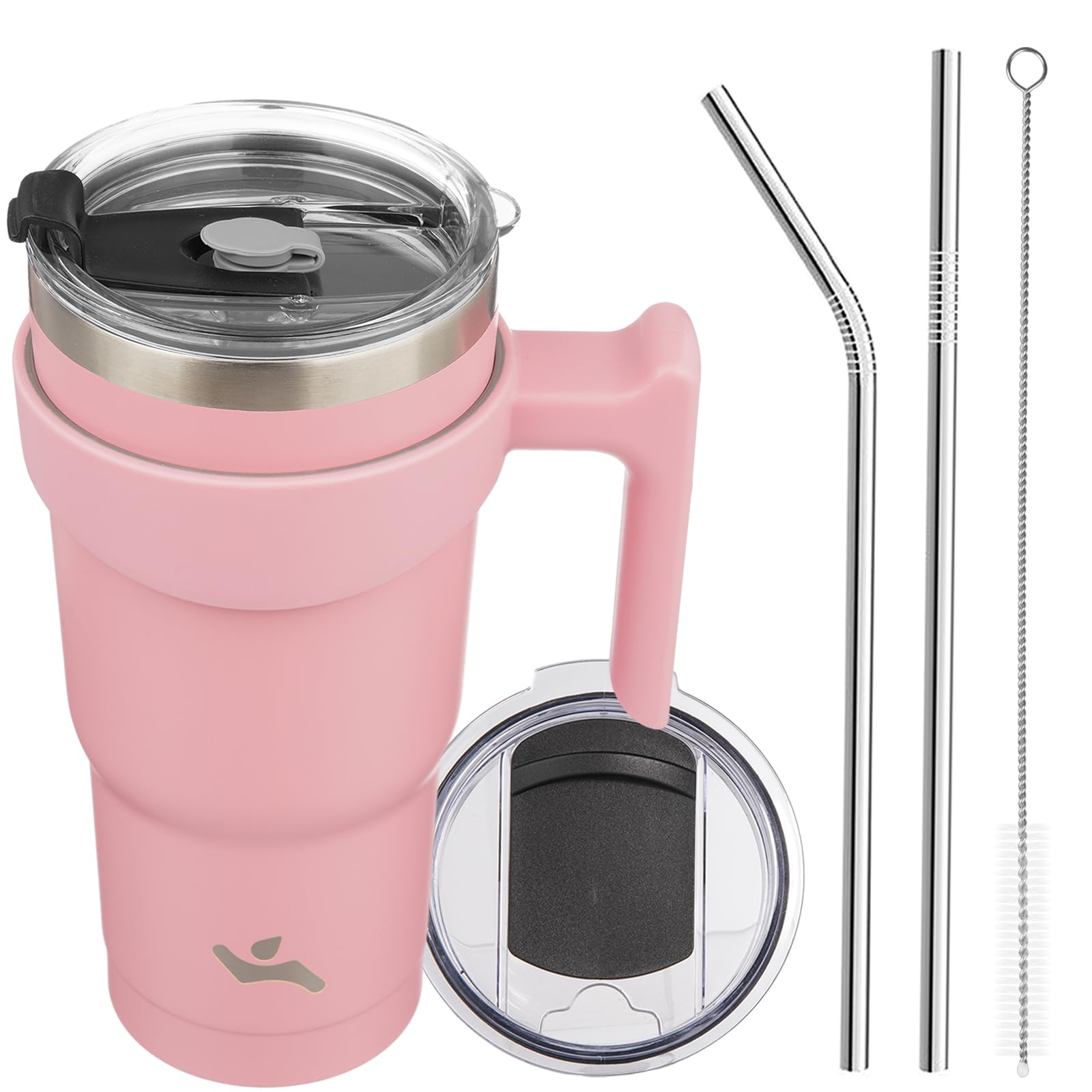 Konokyo 20oz tumbler with handle for easy on the go hydration.