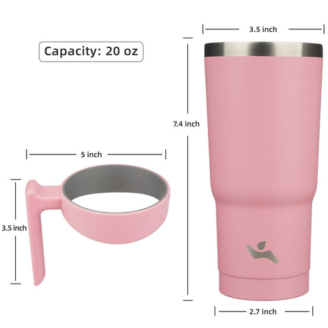 Konokyo 20oz tumbler stainless steel straws set included.