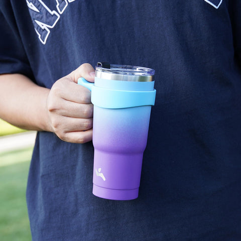 Konokyo 20oz tumbler vacuum insulation preserves beverage temperature.