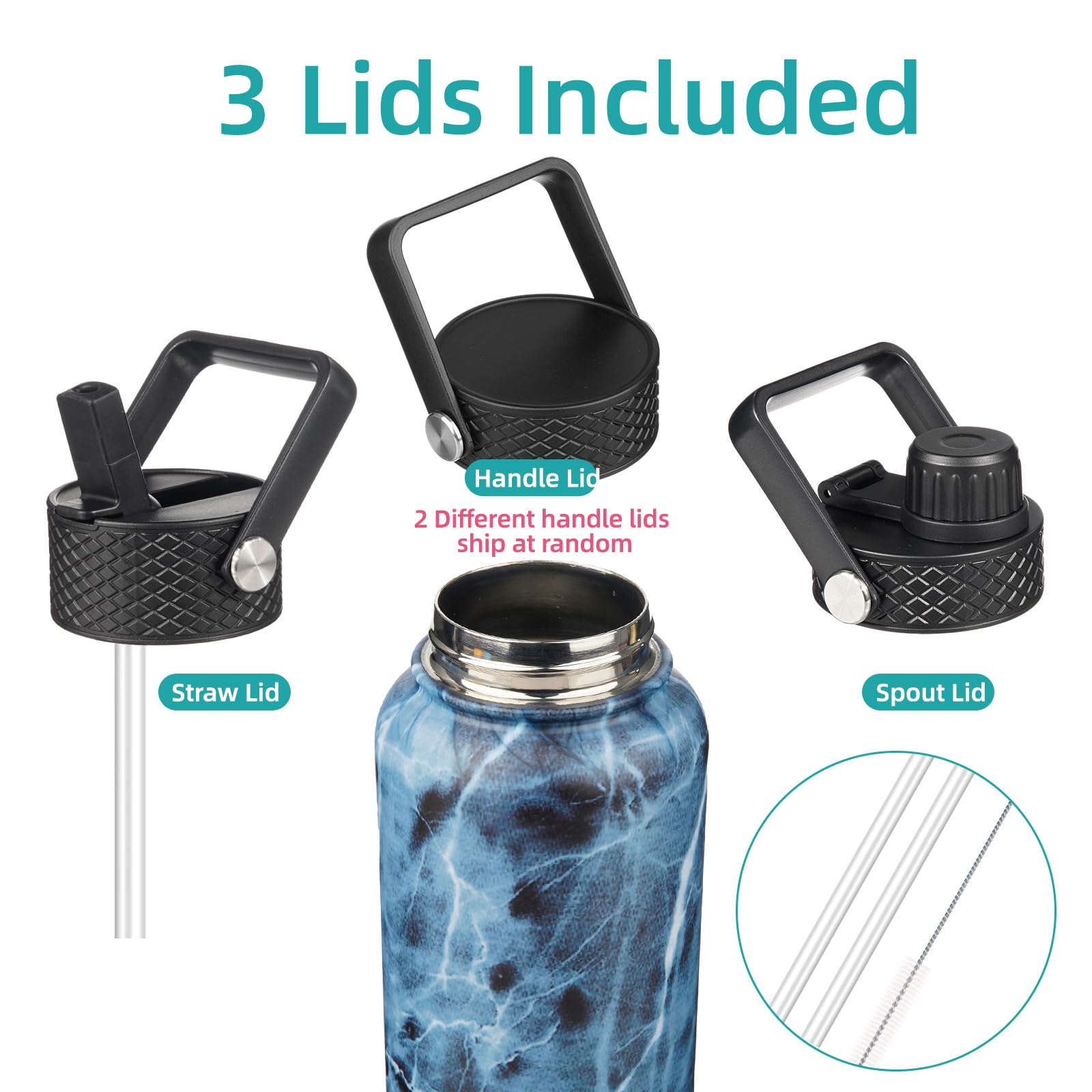 Leak-proof lid system for hot, cold, and smoothie drinks