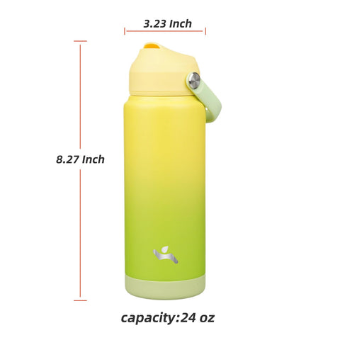 Konokyo insulated bottle with double-wall stainless steel maintains temperature for hours.