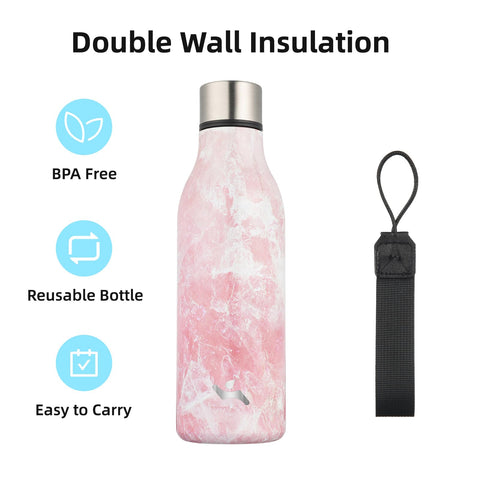 Konokyo bottle with leak-proof lid shown on the go