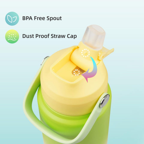 Konokyo bottle leak-proof spout supports controlled, spill-free sipping.
