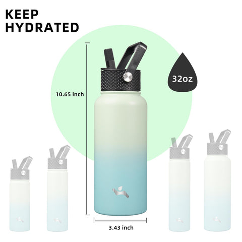 Konokyo bottle size range showing 18 to 40 oz options.