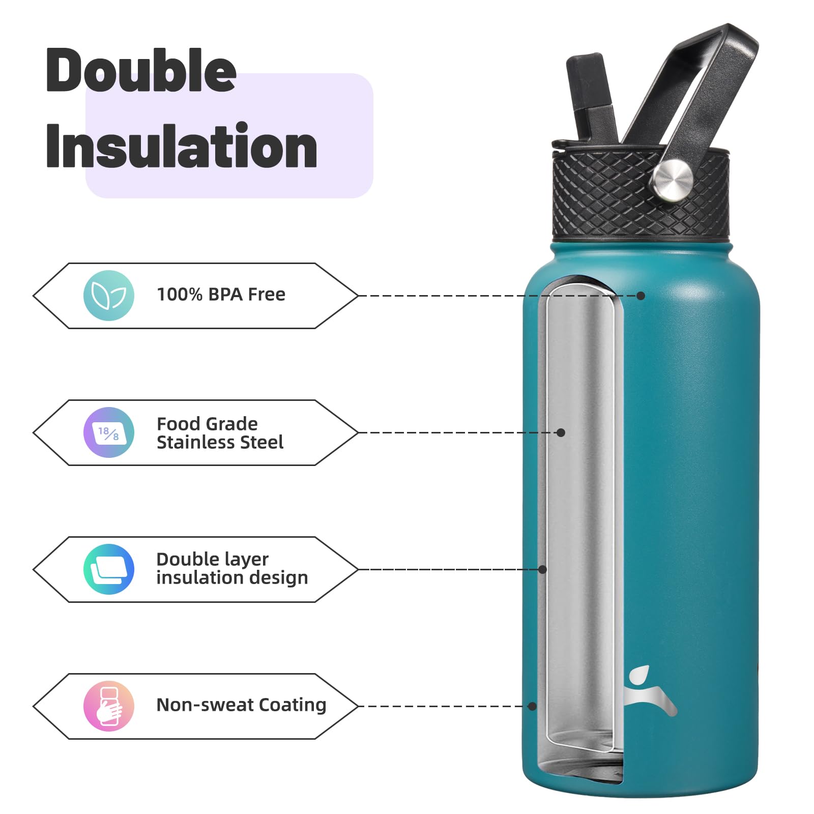 Konokyo flex-removable lid supports smoothies on the move.