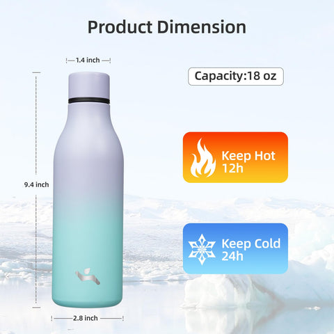 Konokyo bottle bottom fits car cup holders for convenient travel.