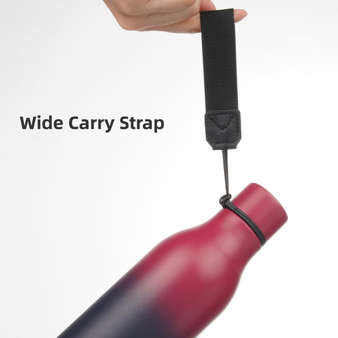 Konokyo leak-proof rosy red bottle showing durable design.