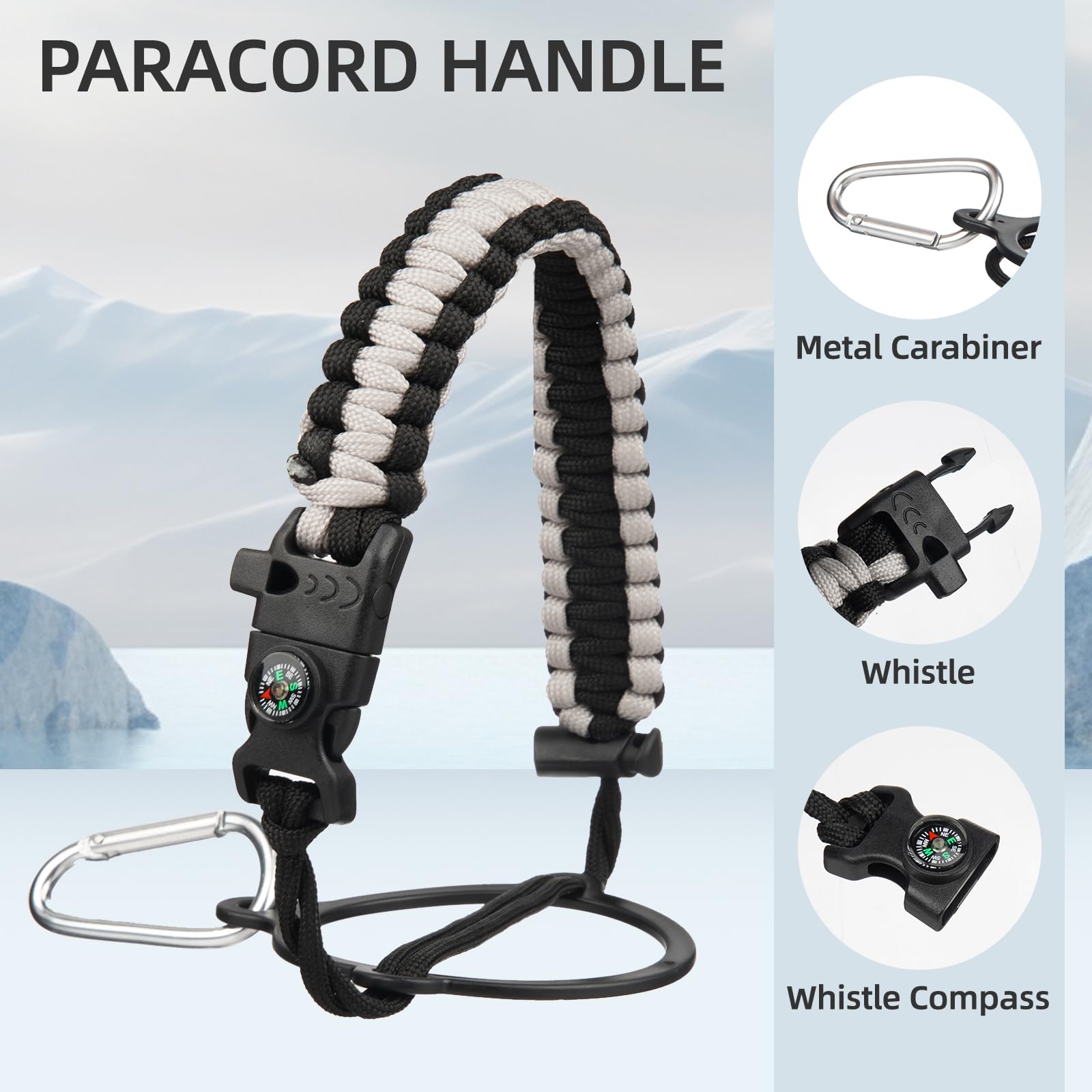 Non-sweat surface keeps hands dry during hydration.