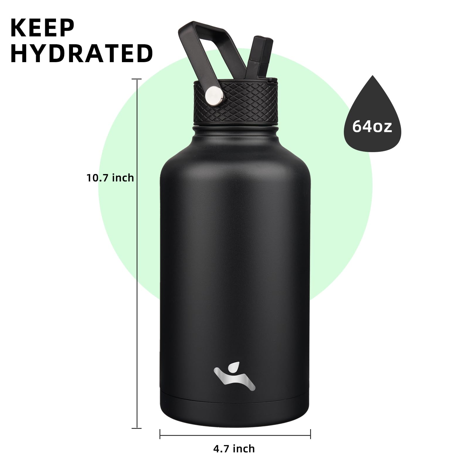 Konokyo bottle with paracord handle ready for outdoor adventures.