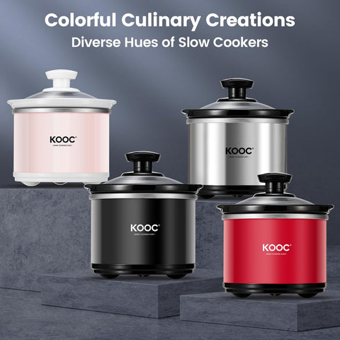 KOOC expandable collection offers multiple sizes and colors for recipes.