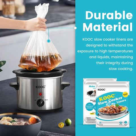 KOOC liners fit brunch and family meals with less cleanup after cooking